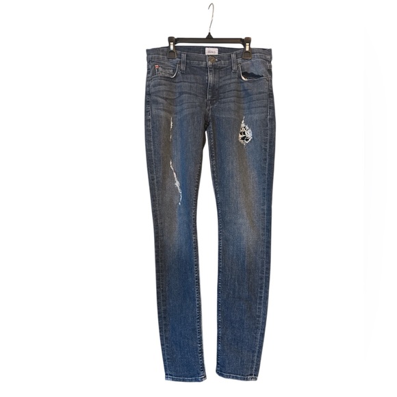 Hudson Jeans Denim - Hudson Extra Soft Distressed Denim Blue Jeans Size 27